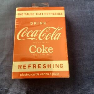 Vintage Bicycle COCA-COLA playing Cards-Sealed